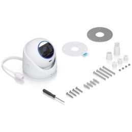 Ubiquiti UniFi G6 Pro Turret W - kamera, 8Mpx rozlišení, IR LED, AI detekce, IP66, IK04, 2.36x zoom, PoE+, bílá