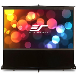 POŠKOZENÝ OBAL - ELITE SCREENS plátno teleskopické od podlahy vzhůru 150" (381 cm)/ 16:9/ 186,9 x 332 cm/ Gain 1,1/ case černý