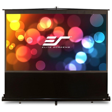 POŠKOZENÝ OBAL - ELITE SCREENS plátno teleskopické od podlahy vzhůru 150" (381 cm)/ 16:9/ 186,9 x 332 cm/ Gain 1,1/ case černý