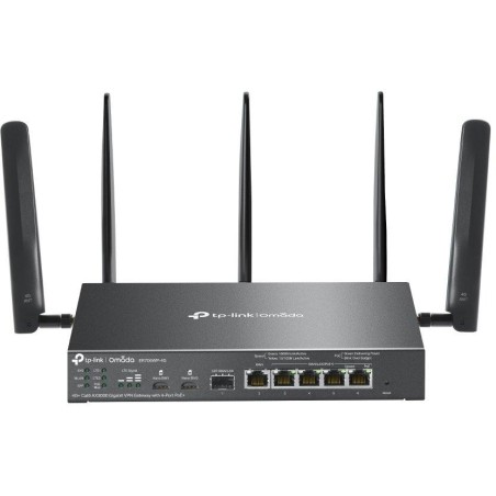 TP-Link ER706WP-4G Omada VPN Router, 2x Nano SIM, AX3000 WiFi 6, 1x SFP GWAN, 1x GWAN, 4x GLAN PoE+