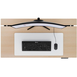 AROZZI ZONA Mousepad XL Pure White/ XL podložka na stůl/ 900x420x4 mm/ voděodolná