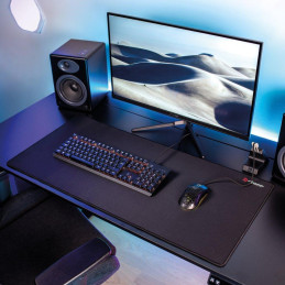 AROZZI ZONA Mousepad XL Pure Black/ XL podložka na stůl/ 900x420x4 mm/ voděodolná