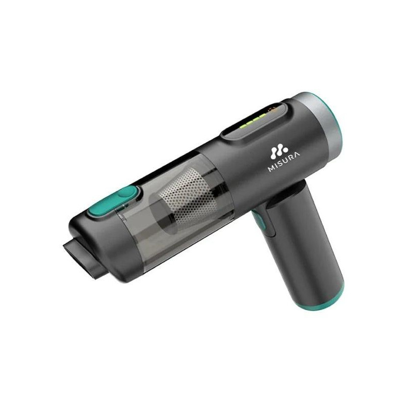 MISURA bezdrátový vysavač do auta MA01 Pro, skládací, přenosný, sací tlak 19000 Pa, baterie 7800 mAh, USB-C, černý