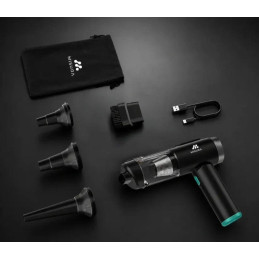 MISURA bezdrátový vysavač do auta MA01 Pro, skládací, přenosný, sací tlak 19000 Pa, baterie 7800 mAh, USB-C, černý