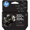 HP 302XL/304XL černá inkoustová kazeta, B7RT9AE originál