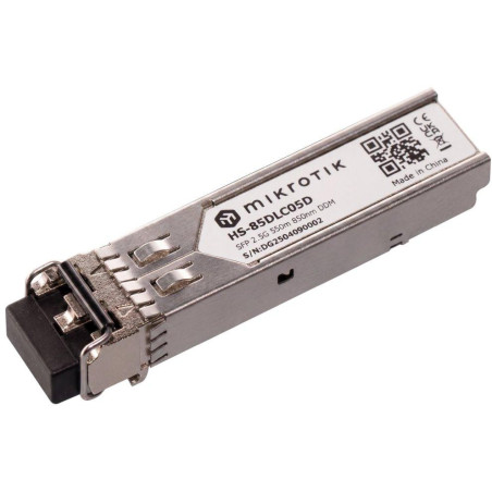 MikroTik HS-85DLC05D SFP optický modul , MM, 550m, 1/2,5G, 850Nm
