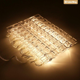 POŠKOZENÝ OBAL - COLORWAY LED fotokolíčky / 40 LED / délka 4,2 m / teplá bílá/ napájení 3x AA