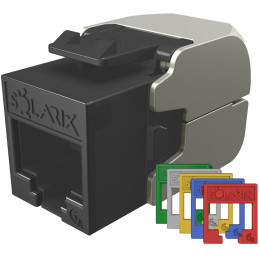 Solarix Samořezný keystone CAT6A UTP SXKJ-10G-UTP-RAL-SA, RAL FIT moduly, Component Level a 4PPoE certifikace