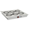Solarix Ventilační jednotka univerzální 2 ventilátorů s termostatem RAL7035 do stropu i do dna VJ-R2