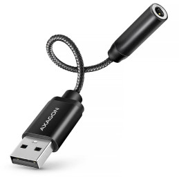 AXAGON miniaturní USB-A zvukovka / ADA-HA/ 384kHz / 32Bit DAC / kabel 10cm
