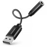 AXAGON miniaturní USB-A zvukovka / ADA-HA/ 384kHz / 32Bit DAC / kabel 10cm