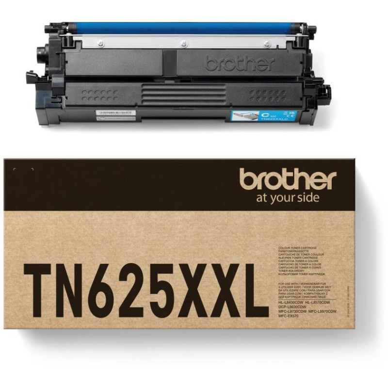 BROTHER toner TN625XXLC pro HL-L8430/ DCP-L8630/MFC-L8730CDW / 6500 stran / cyan