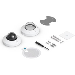 Ubiquiti UniFi G6 Mini Dome - kamera, 8Mpx rozlišení, IR LED, AI detekce, IK08, obousměrné audio, PoE, bílá