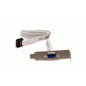 SUPERMICRO 26cm 9-pin Serial Port DTK CBL, PB Free (Low profile)