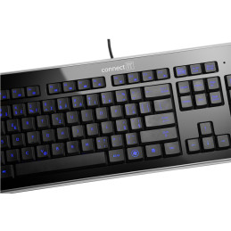 CONNECT IT klávesnice, LED podsvícená, USB, CZ+SK