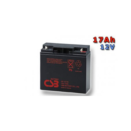 CSB Náhradni baterie 12V - 17Ah GP12170 - kompatibilní s RBC7/11/49/50/55