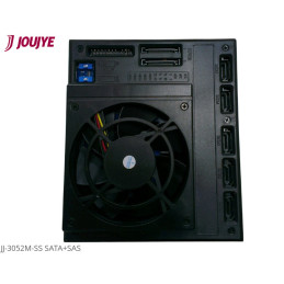 Jou Jye Backplane pro 3.5" 5x SATA/SAS HDD do 3x 5,25" black (anti-vibration)