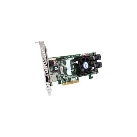 ARECA 8-port (SFF-8643) 12Gb/s SAS RAID, 2GB DDR3, PCIe x8 Card, LP