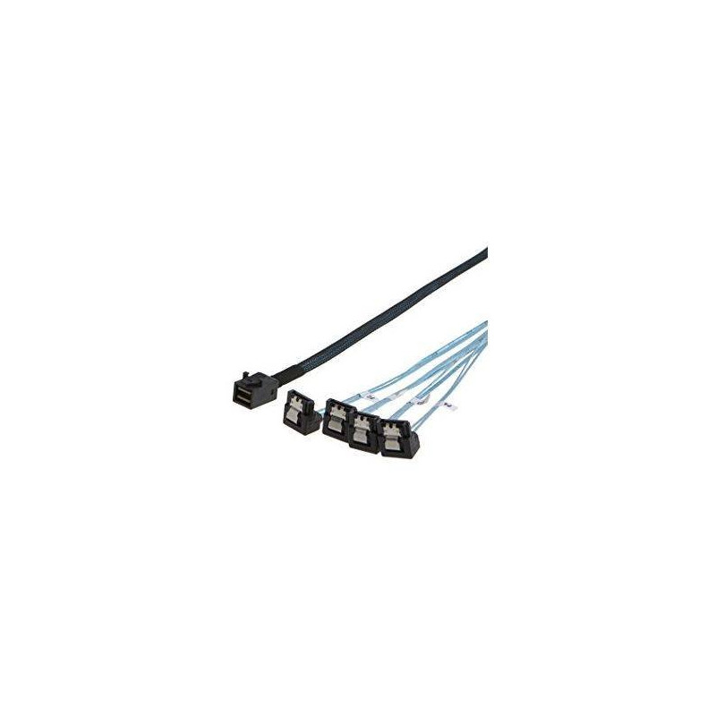 INTEL 730 mm straight SFF8643 to right angle 7-pin connector cables