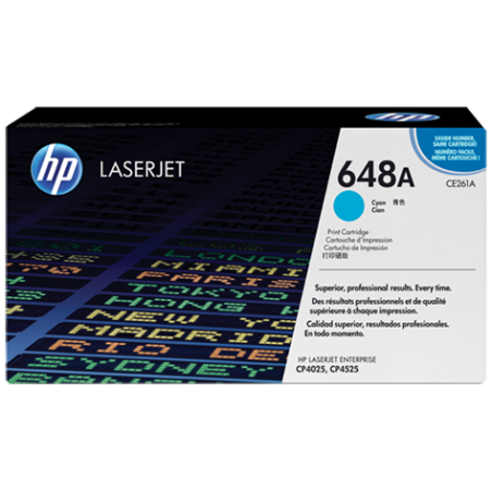 HP Toner č.648A LaserJet azurovy