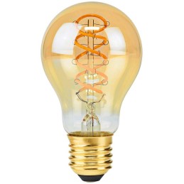 NEDIS LED žárovka E27/ A60/ 3,8 W/ 220 V/ 250 lm/ 2100 K/ stmívatelná/ extra teplá bílá/ retro styl