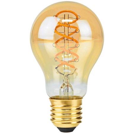 NEDIS LED žárovka E27/ A60/ 3,8 W/ 220 V/ 250 lm/ 2100 K/ stmívatelná/ extra teplá bílá/ retro styl
