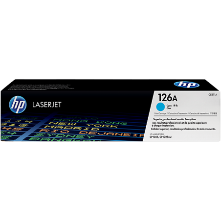 HP Toner č.126A LaserJet azurový