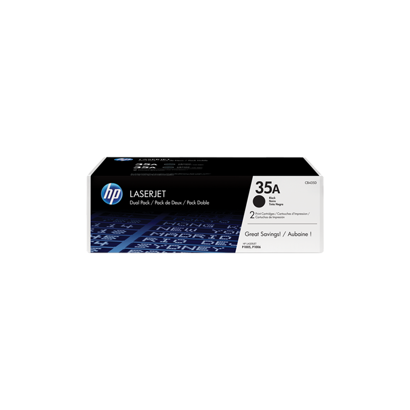 HP Toner č.35A LaserJet čierny 2-pack