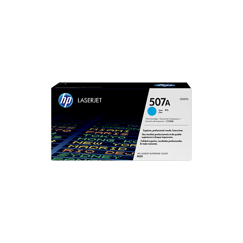 HP Toner č.507A LaserJet azurovy