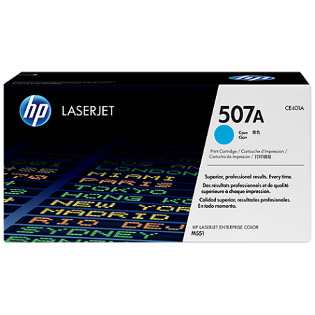 HP Toner č.507A LaserJet azurovy