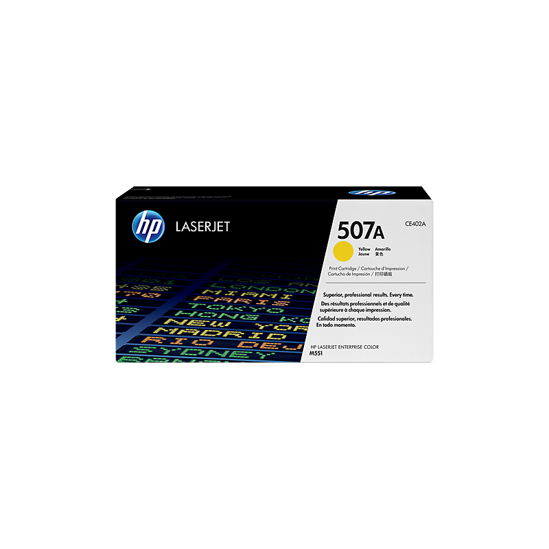 HP Toner č.507A LaserJet žltý