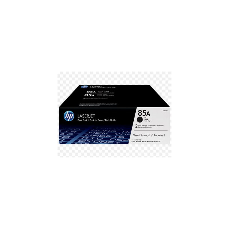 HP Toner č.85A LaserJet čierny 2-Pack