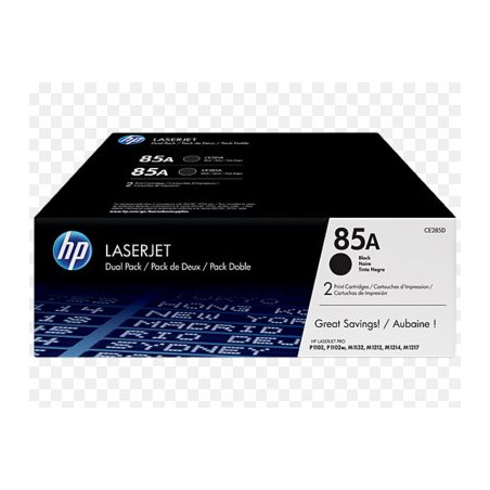 HP Toner č.85A LaserJet čierny 2-Pack
