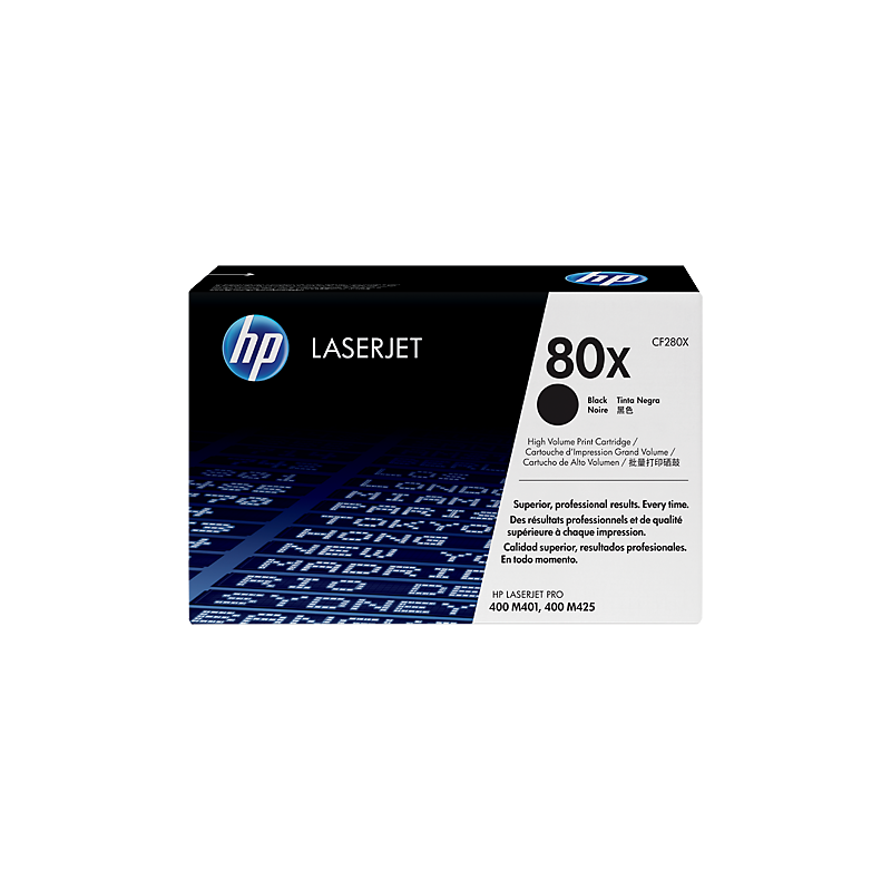 HP Toner č.80X LaserJet čierny