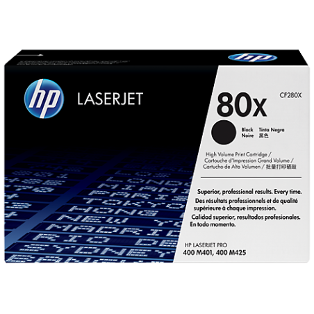 HP Toner č.80X LaserJet čierny