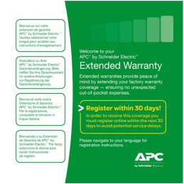 APC Service Pack 1 Year Warranty Extension (for new product purchases)