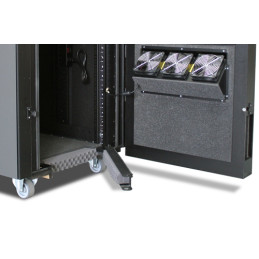 Rack APC NetShelter CX 24U Secure Soundproof Server Room in a Box Enclosure