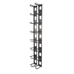 APC Vertical Cable Organizer, 8 Cable Rings, Zero U
