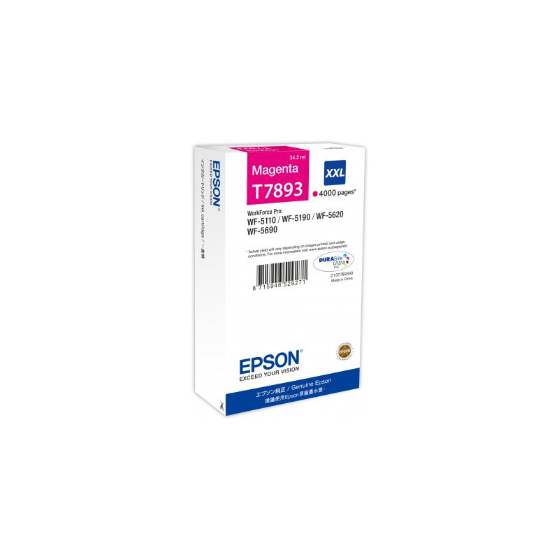 Epson inkoust WF5000 series magenta XXL - 34.2ml
