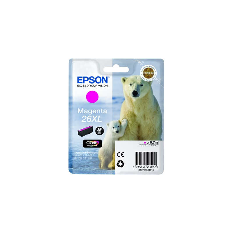 Epson inkoust XP-600/XP-700/XP-800 magenta XL