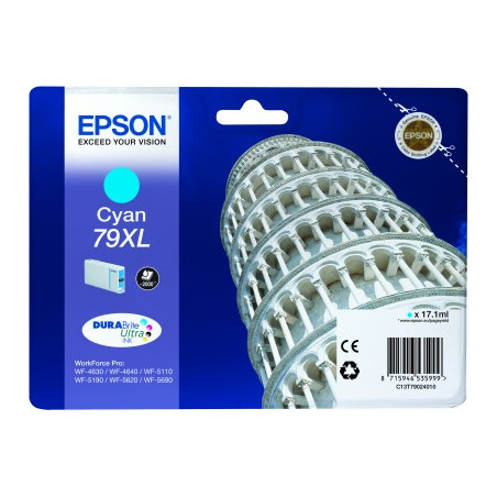 Epson inkoust WF5000 series cyan XL - 17.1ml