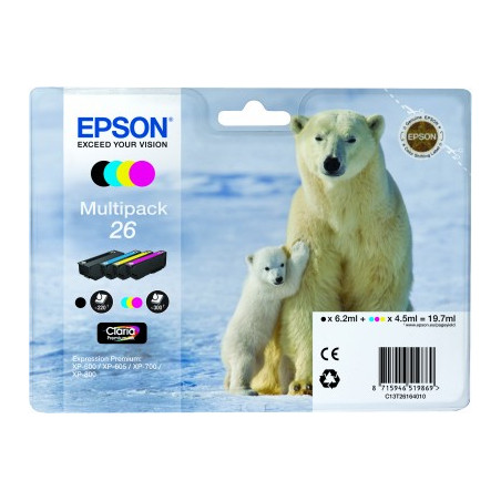 Epson atrament XP-600/XP-700 multipack CMYK