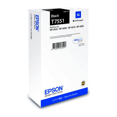 Epson inkoust WF8000 series black XL - 100ml