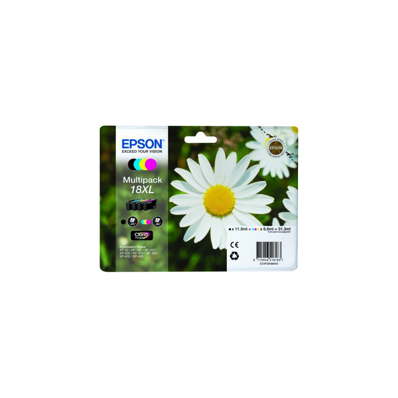 Epson atrament XP-305 multipack CMYK XL