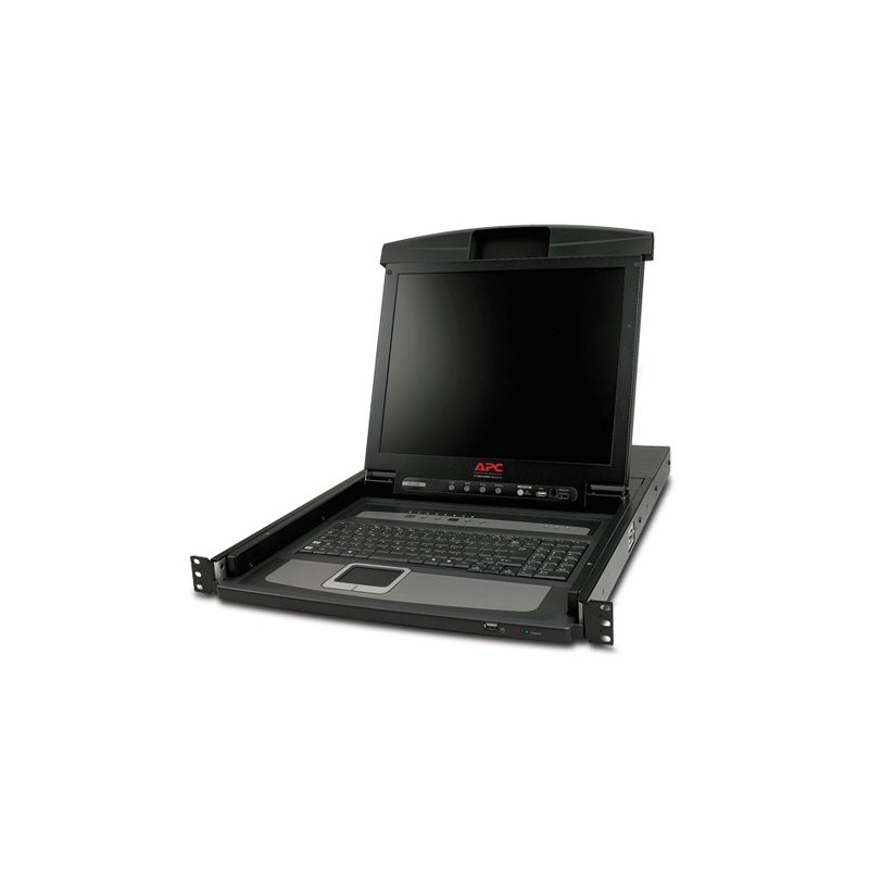 APC 17" Rack LCD Console with Integrated 8 Port Analog KVM Switch