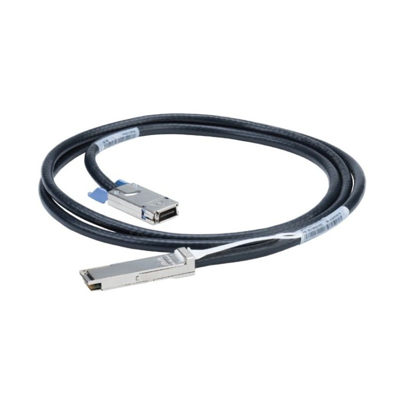 Nvidia Mellanox passive copper hybrid cable, ETH 10GbE, 10Gb/s, QSFP to SFP+, 1m
