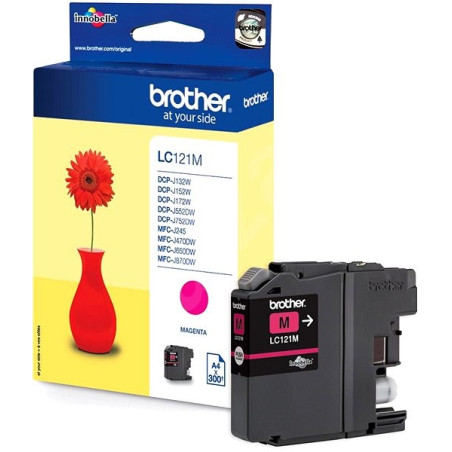 Brother LC-121M, cartridge magenta (300 str.)