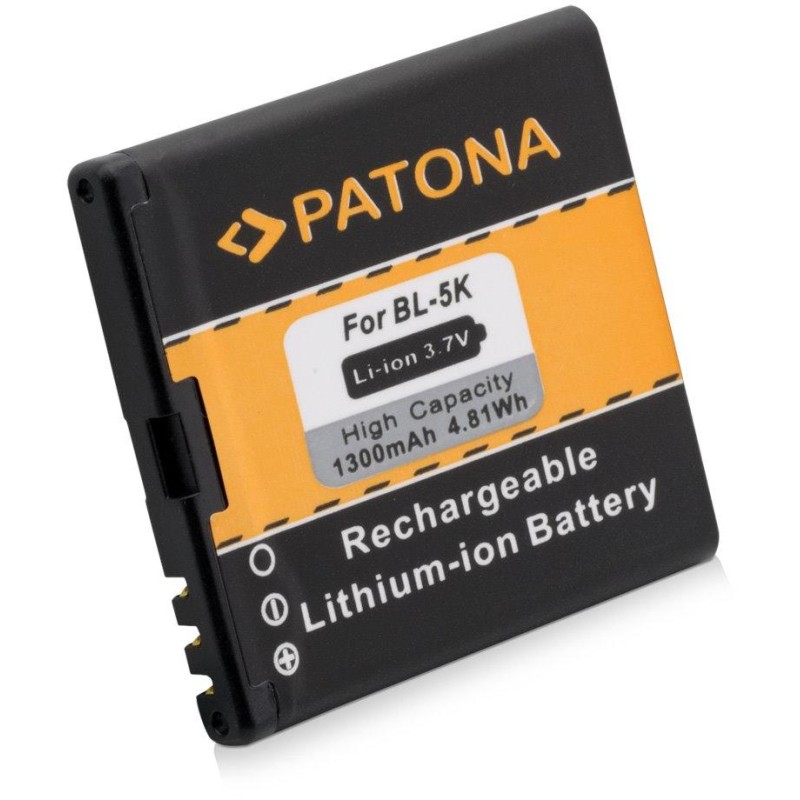 PATONA baterie pro mobilní telefon Nokia BL-5K 1300mAh 3,7V Li-Ion