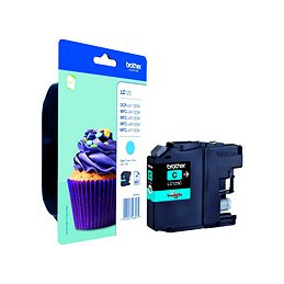 Brother LC-123C, cartridge azure (600 str.)