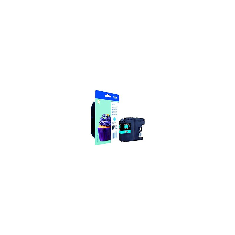 Brother LC-123C, cartridge azure (600 str.)